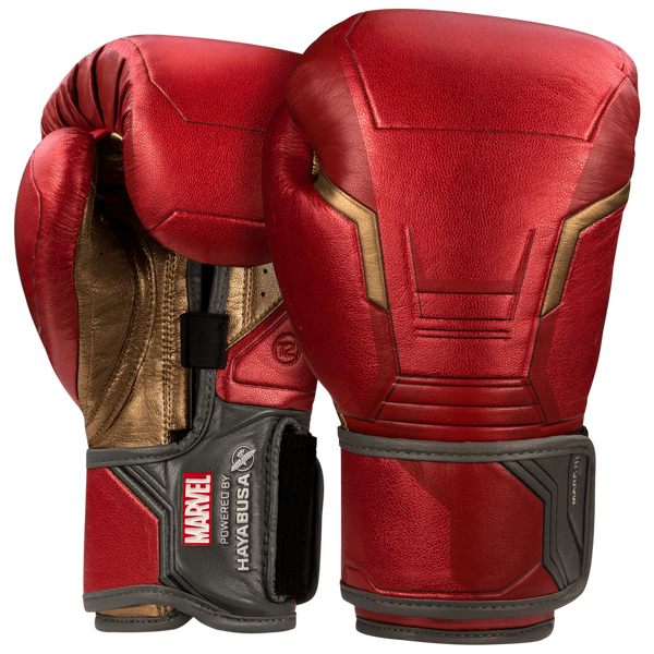 MARVEL® Hero Elite Series: Iron Man Boxing Gloves by Hayabusa